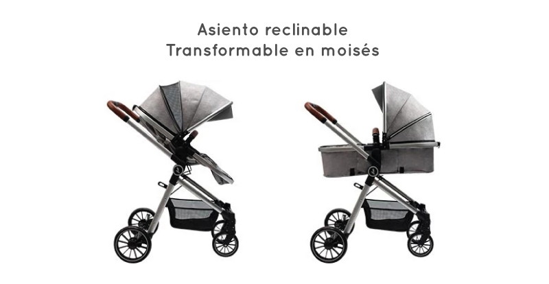 Premium Baby Company - Cochecito para bebés travel System Premium Baby New  Mike lux con base para el auto