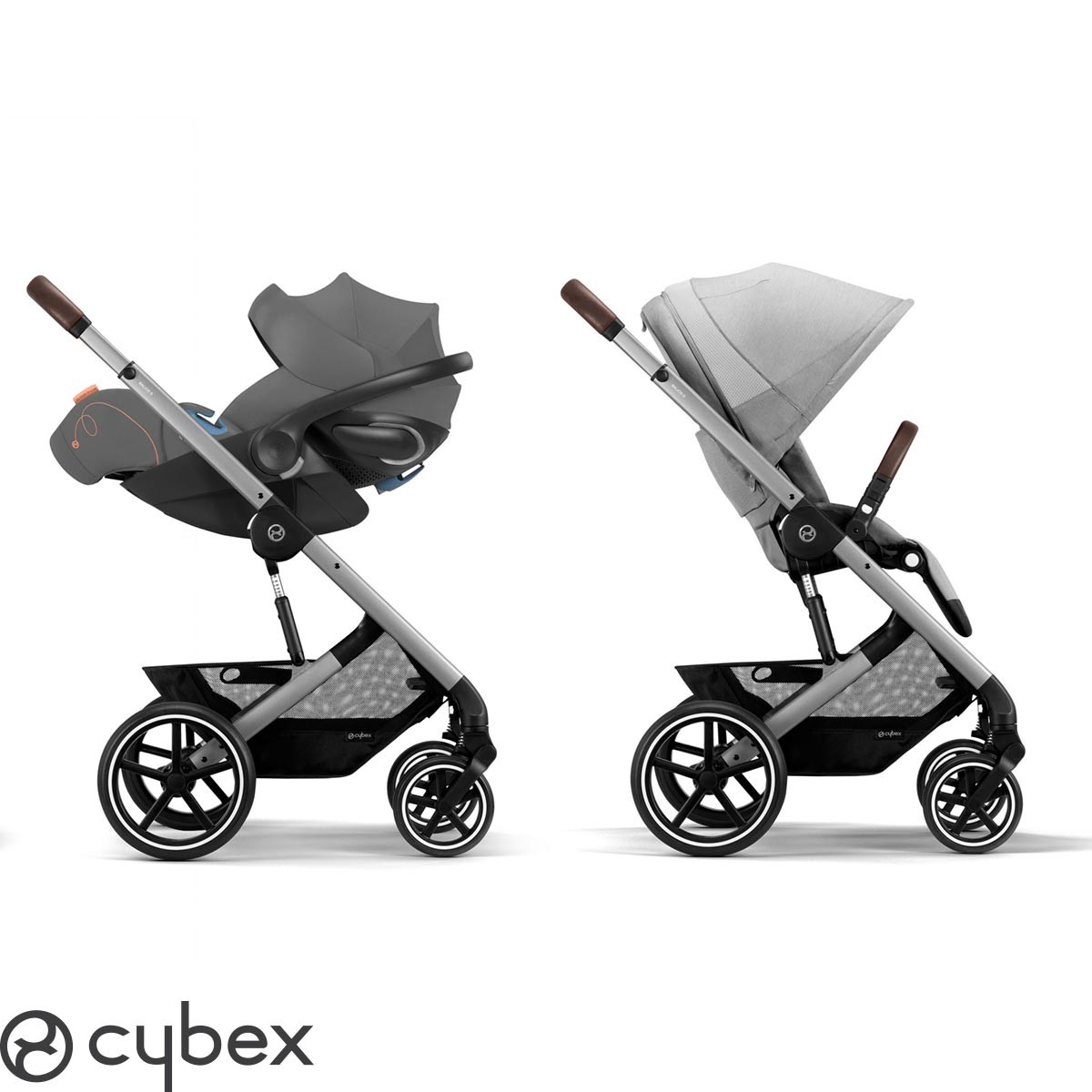 Premium Baby Company - Cochecito para bebés recién nacidos Cybex Balios S  Lux Lava Grey