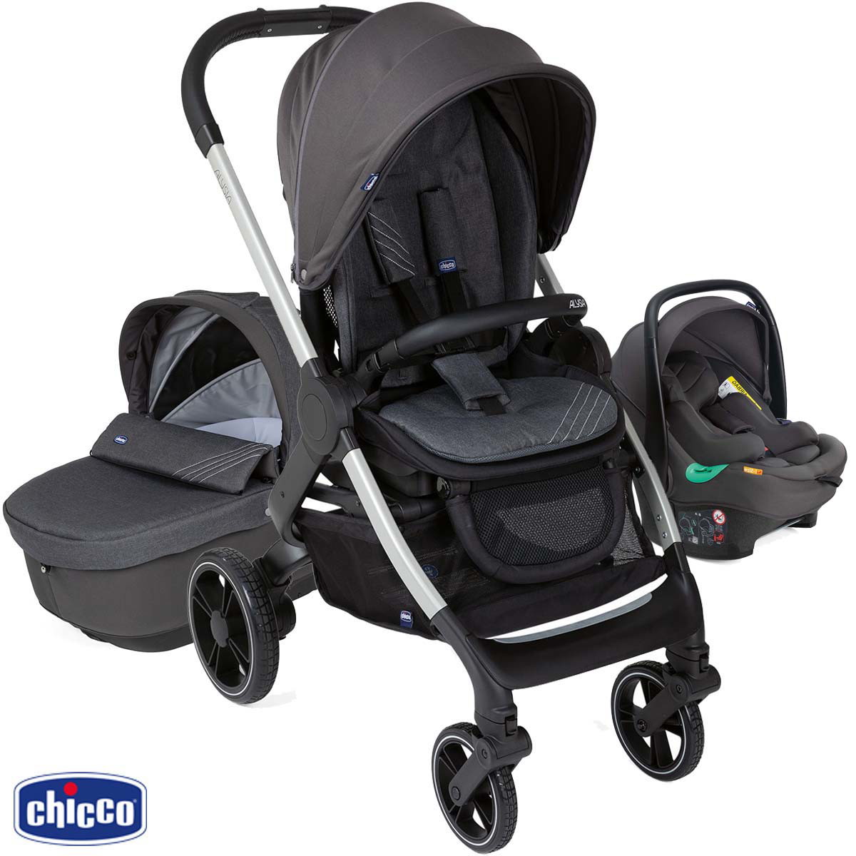 COCHE CHICCO TRIO 3 EN 1 ALYSIA I SIZE