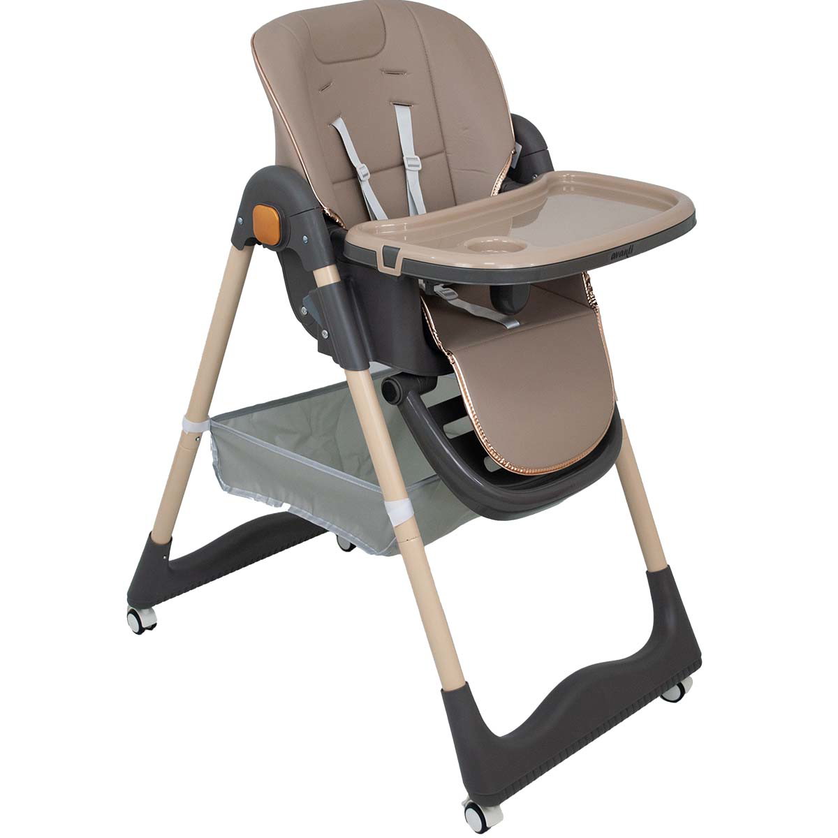 SILLA DE COMER CON ALT. Y RECLIN. AVANTI BABY LUXE 3 EN 1