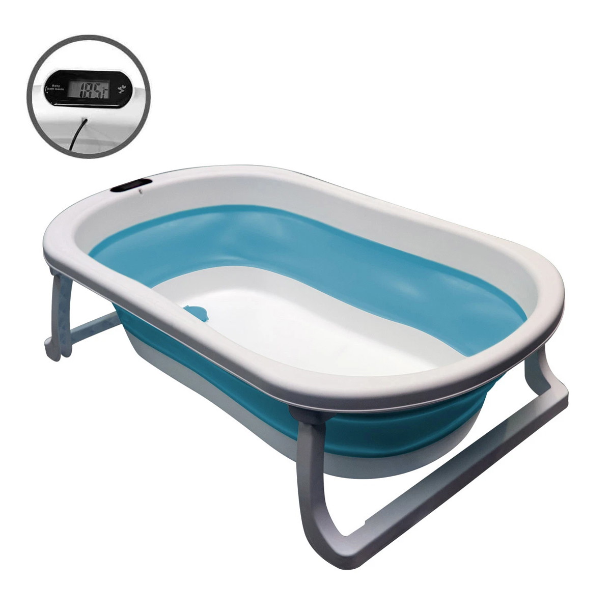 BAÑERA PLEGABLE AVANTI BUBBLES CON TERMÓMETRO | 25 LTS