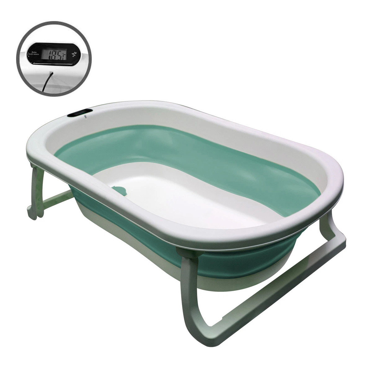BAÑERA PLEGABLE AVANTI BUBBLES CON TERMÓMETRO | 25 LTS