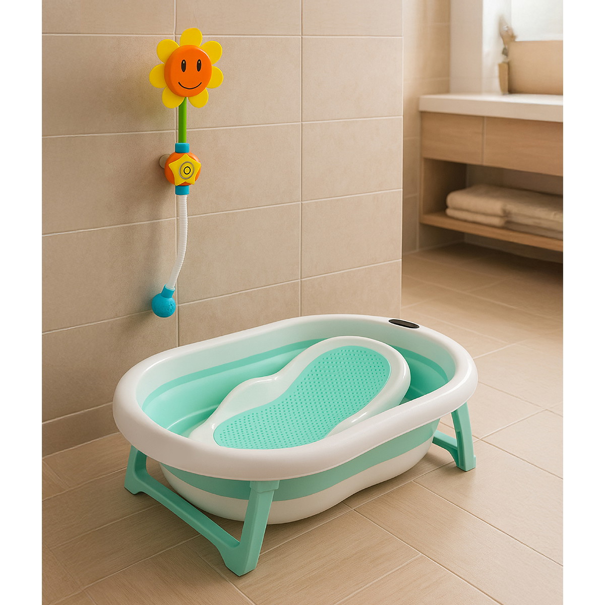 BAÑERA AVANTI WASHING C/REDUC TERMÓMETRO Y DUCHADOR