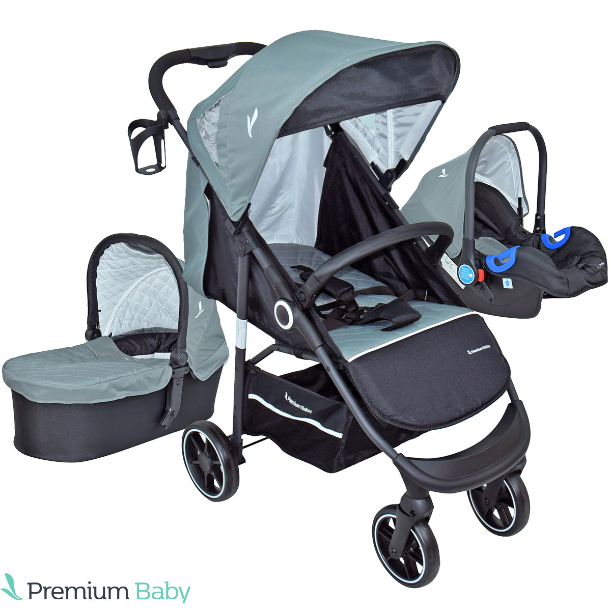 COCHECITO TRAVEL SYSTEM 3 EN 1 PREMIUM BABY CHARLOTTE