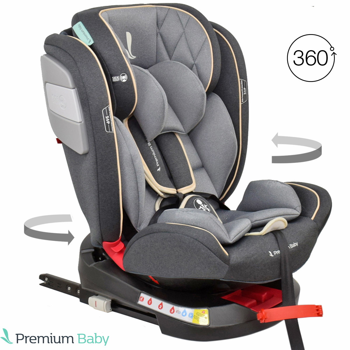 BUTACA PREMIUM BABY TWIST 360º | 0 A 36 KG - ISOFIX