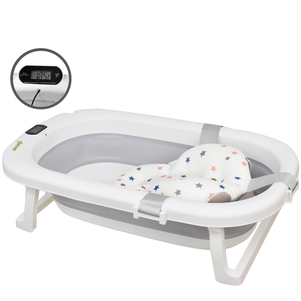 BAÑERA PLEGABLE AVANTI FRESH C/REDUC Y TERMÓMETRO | 25 LTS