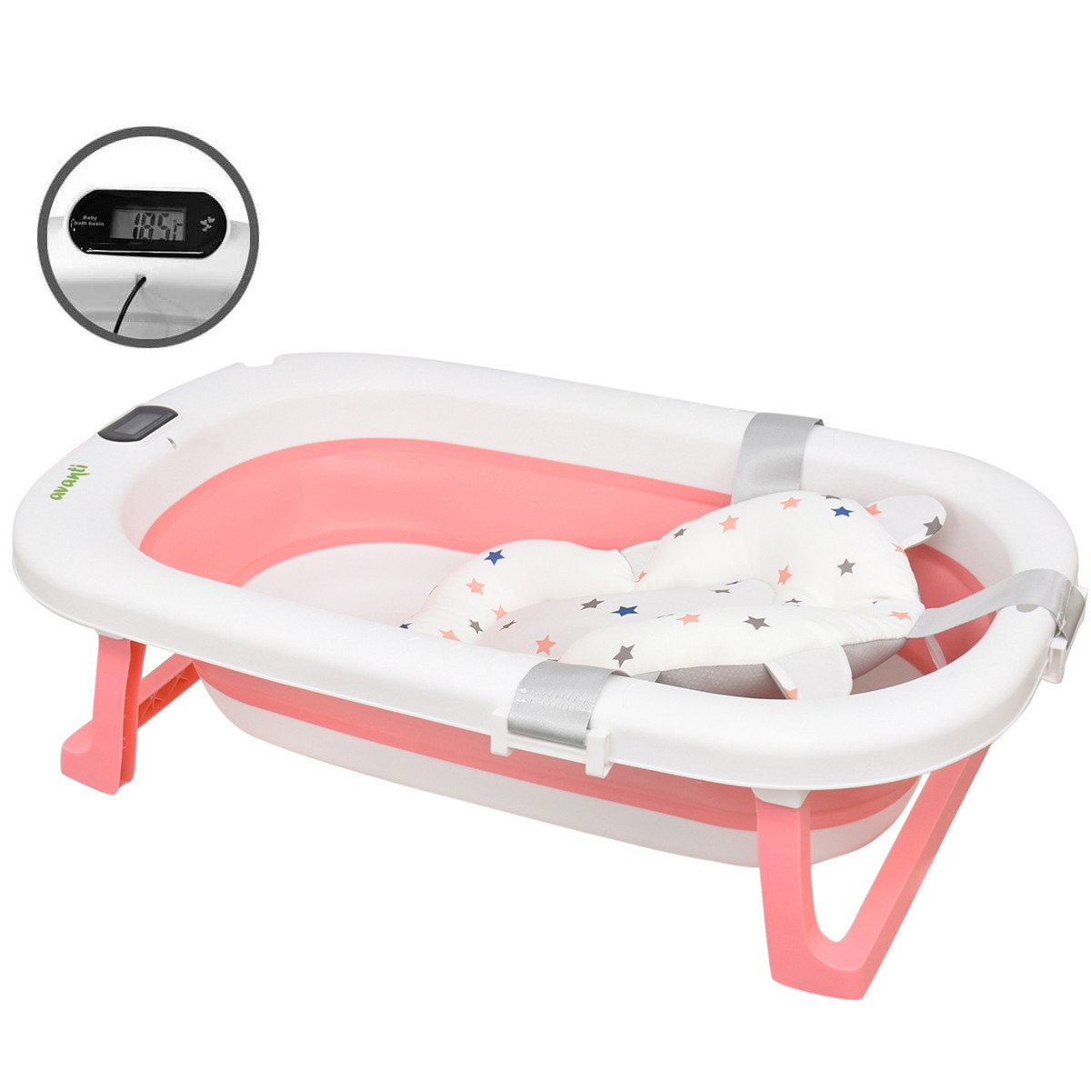 BAÑERA PLEGABLE AVANTI FRESH C/REDUC Y TERMÓMETRO | 25 LTS