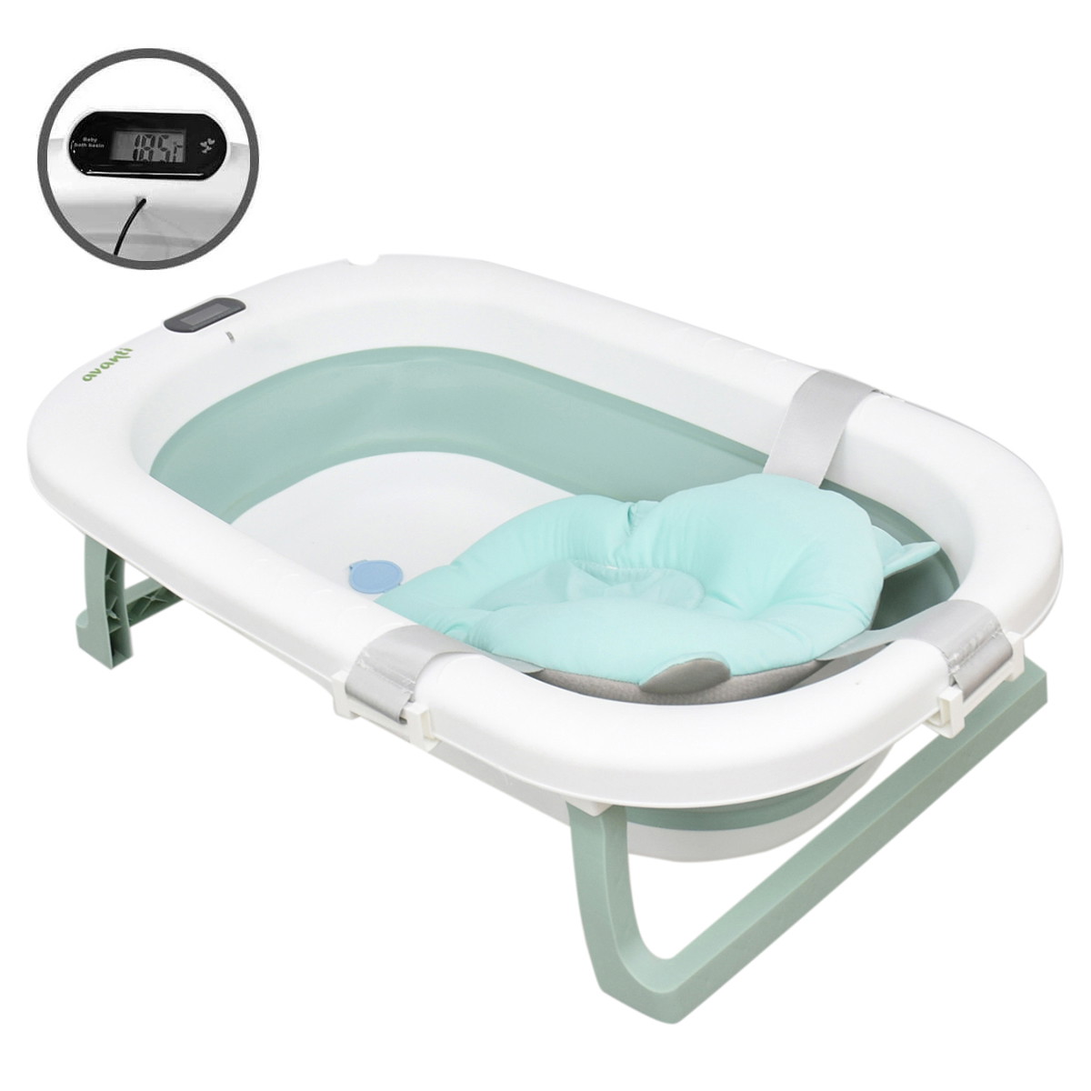 BAÑERA PLEGABLE AVANTI FRESH C/REDUC Y TERMÓMETRO | 25 LTS