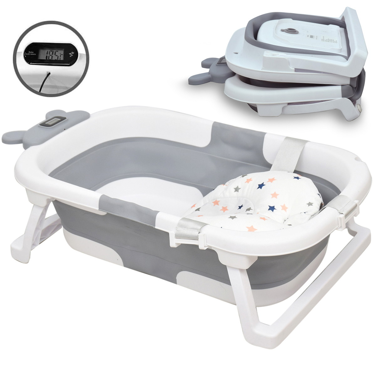 BAÑERA PLEGABLE AVANTI MID C/REDUC Y TERMÓMETRO | 25 LTS
