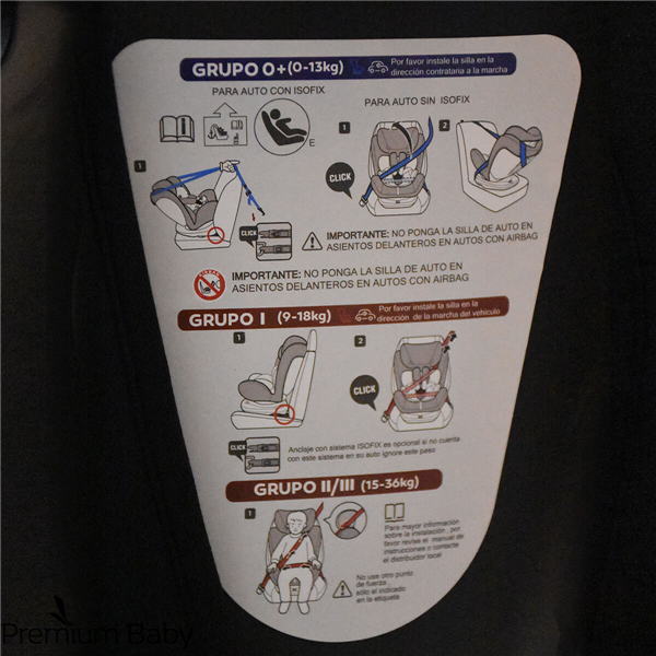 BUTACA PREMIUM BABY MURPHY 360º | 0 A 36 KG - ISOFIX