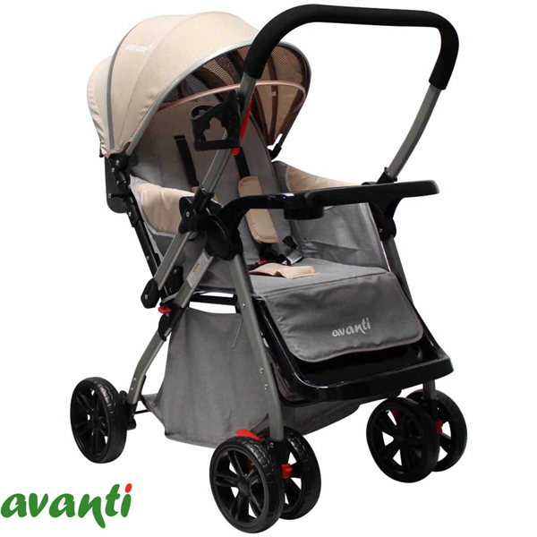 COCHE CUNA AVANTI BARANDA REBATIBLE