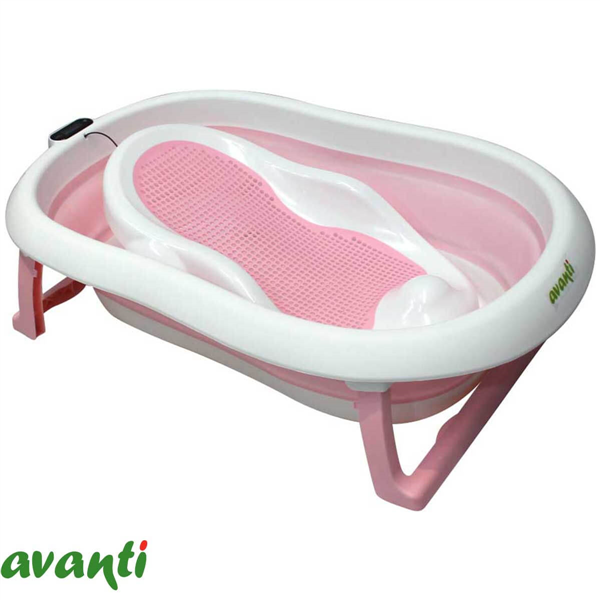 BAÑERA PLEGABLE AVANTI WASHING C/REDUC Y TERMÓMETRO | 28 LTS