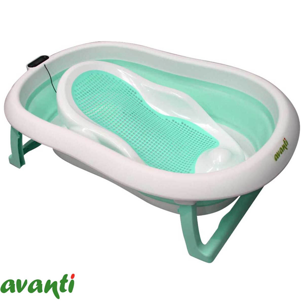 BAÑERA PLEGABLE AVANTI WASHING C/REDUC Y TERMÓMETRO | 28 LTS