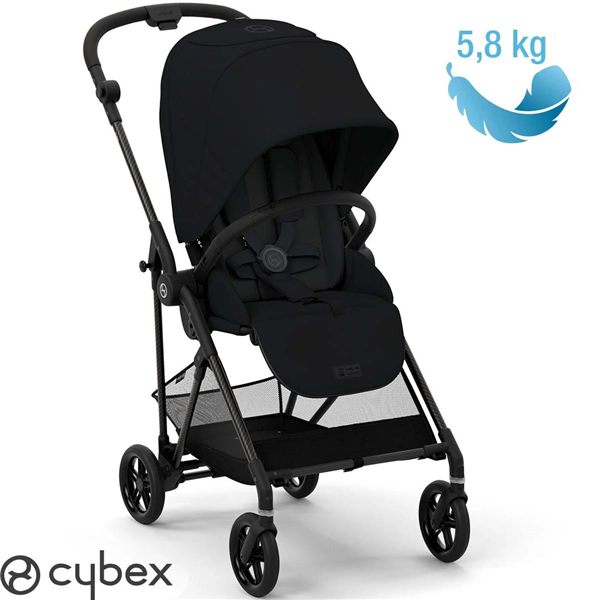 COCHECITO CYBEX MELIO CARBON CON BUTAQUITA CLOUD T I SIZE