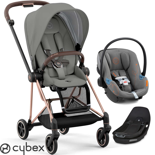 COCHECITO CYBEX MIOS CON BUTAQUITA ATON G SWIVEL