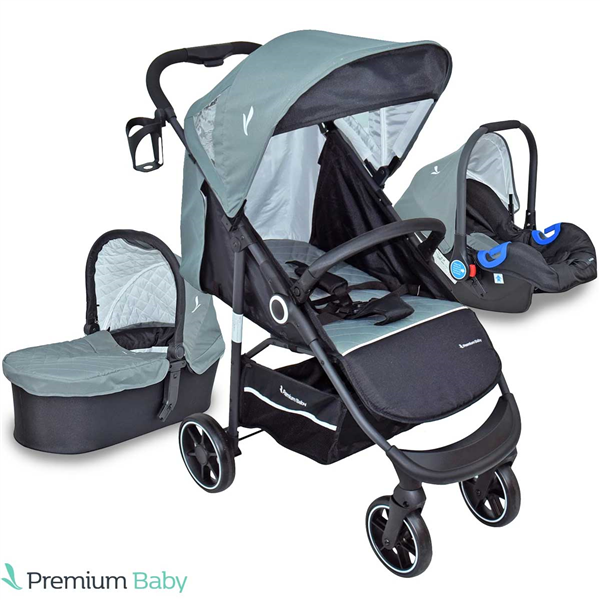 COCHECITO TRAVEL SYSTEM 3 EN 1 PREMIUM BABY CHARLOTTE