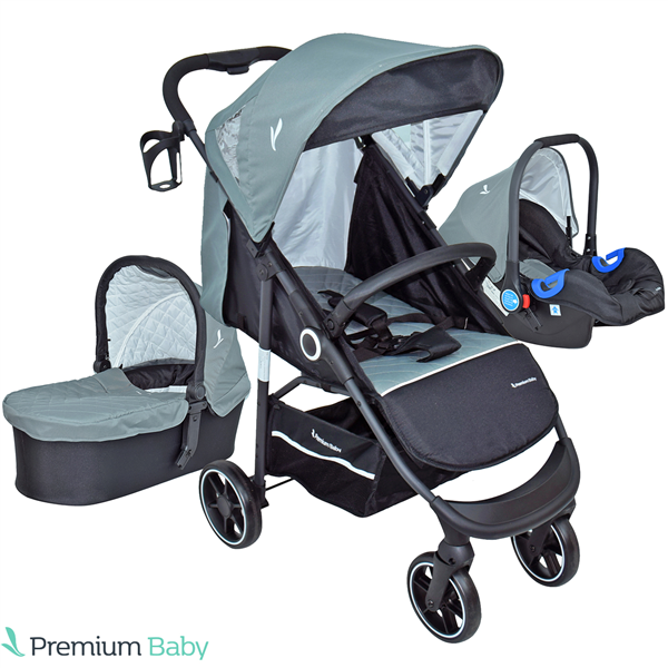 COCHECITO TRAVEL SYSTEM 3 EN 1 PREMIUM BABY CHARLOTTE